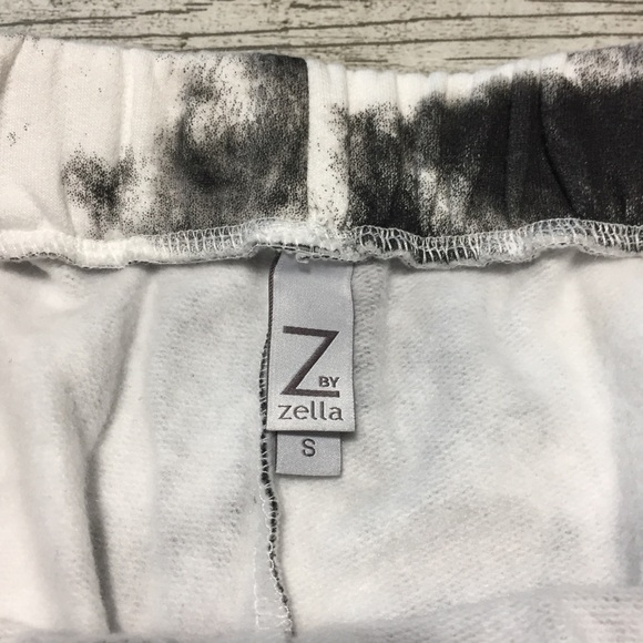 Zella Sweatpants Joggers Women’s S Gray White Tie Dye Pull On (Inseam 26) - Picture 9 of 9